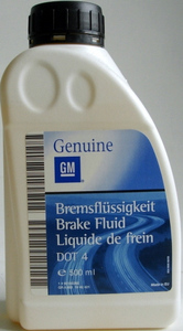 Тормозная жидкость  GM(Opel) DOT-4 (0,5л)